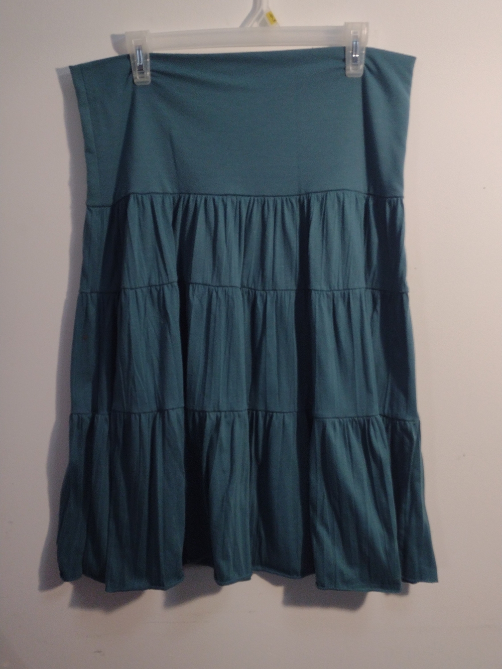Alpine Teal Tiered Skirt